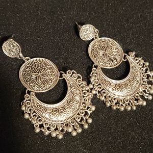 Beautiful Western Silver Style Earrings